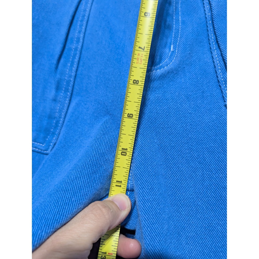 Lioness Cotton Denim High Rise Wide Leg Miami Vice Pants Blue Women's Size S - Picture 11 of 15